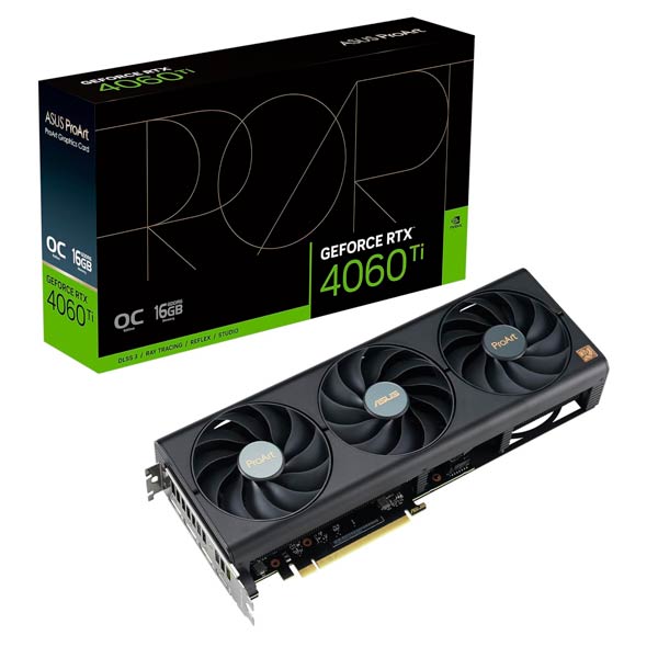 ASUS ProArt GeForce RTX 4060 Ti 16GB OC edition GDDR6 