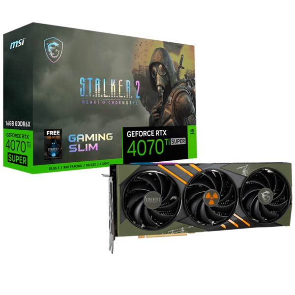 GeForce RTX™ 4070 Ti SUPER 16G GAMING SLIM STALKER 2 EDITION