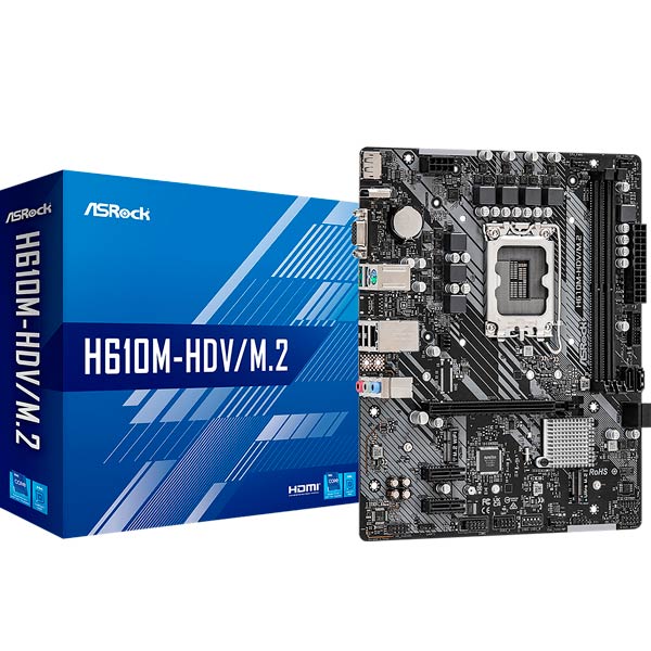 ASRock H610M-HDV 90-MXBHS0-A0UAYZ