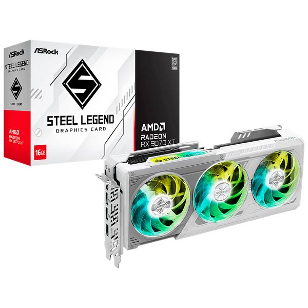 ASRock AMD Radeon™ RX 9070 XT 16GB Steel Legend