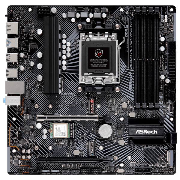 ASRock B650M PG Lightning WiFi 6E Motherboard 