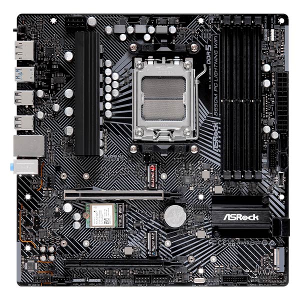 ASRock B650M PG Lightning WiFi 6E Motherboard 