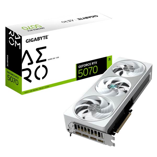 Gigabyte GeForce RTX™ 5070 12GB AERO OC White