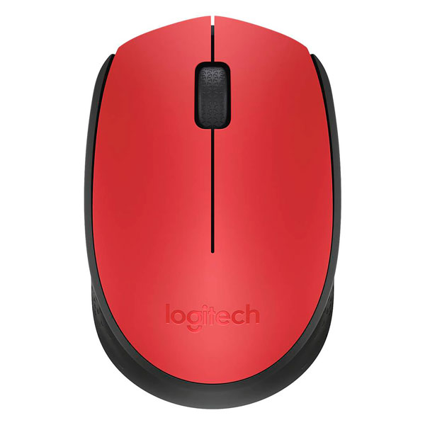 Logitech M171 Wireless Mouse Red