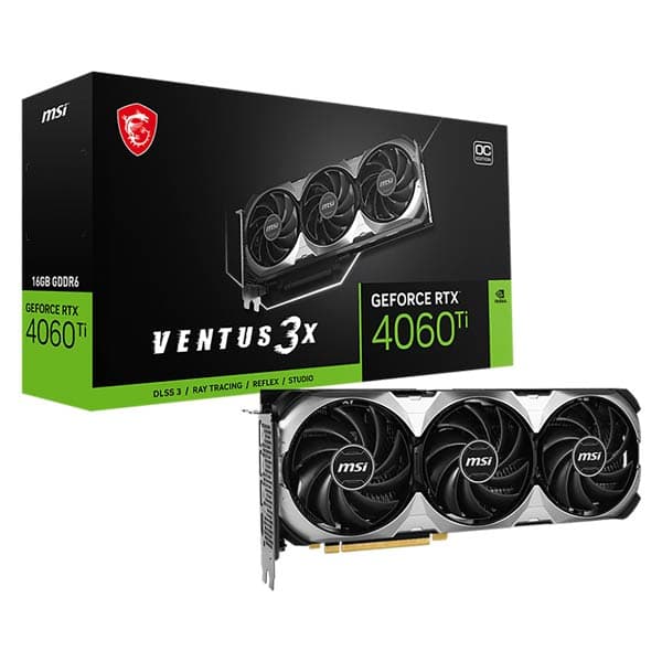 MSI GeForce RTX™ 4060 Ti 16GB VENTUS 3X OC