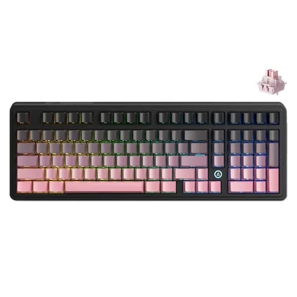 Ajazz AK980 Max Gradient Pink Keyboard