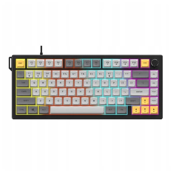 Ajazz AF82 Black-Gray-Yellow Keyboard